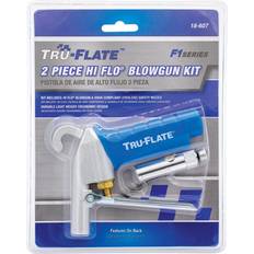 Power Tools Tru-Flate HI FLO Aluminum Air Blow Gun Kit 1/4 in FNPT 90 psi 2 pcs
