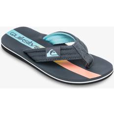 Bomuld Sandaler Børnesko Quiksilver Boy's Kids Molo Layback Flip Flops - Iron Gate Holmes