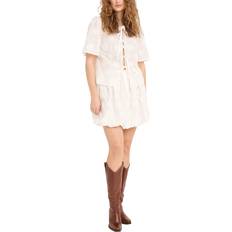 Rosamarie Cardigan Kortærmede Bluser - White