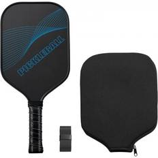 VEVOR Pro Carbon Fiber Pickleball Paddle Honeycomb Core Racket Blue