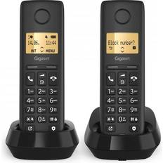 Fastnet telefon telefoner Gigaset Bordtelefon Pure 100 Duo Trådløs Telefon
