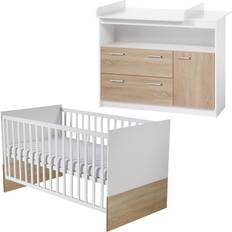 Möbel-Sets Roba Komplett-Babyzimmer, Gabriella Wickelkommode, Babybett