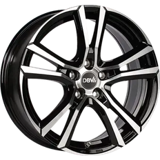 DBV Andorra Gloss Polished Black 6.5X16 5/114 ET40