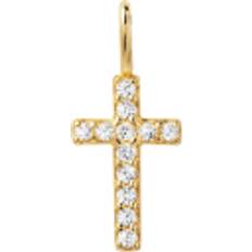 Berlocker & Hängen Ani Jewels Cross Charm - Gold