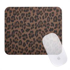 Tapis de souris Selencia Sabi Tapis De Souris En Similicuir 20 x 24 cm Mocha Brown Marron
