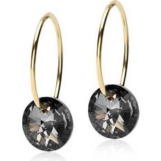 Blomdahl 14k Örhängen Blomdahl Golden Titanium Ear Ring 14 mm Bicone 6 mm - Light Rose