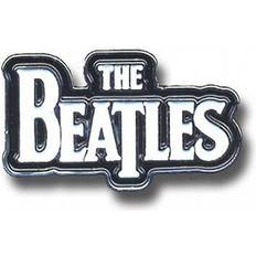 Men Brooches The Beatles Drop T Logo Pin - White