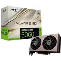Msi geforce rtx 5060 ti 16g MSI GeForce RTX 5060 Ti 16G Inspire 2X OC Nvidia GeForce RTX 5060 Ti 16 GB GDDR7