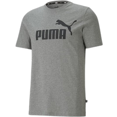 Puma Men Clothing Puma Essentials Logo Tee Men - Medium Gray Heather