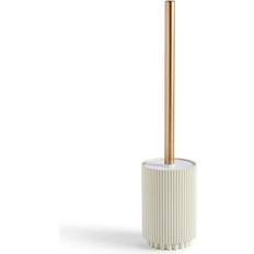 Dunelm Modern Luxe Ribbed Resin Toilet Brush