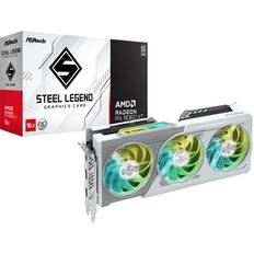 16 GB - AMD Radeon Graphics Cards Asrock Radeon RX 9060 XT Steel Legend OC 16GB GDDR6 Graphics Card