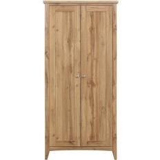 Brown - Oaks Wardrobes Birlea Hampstead Brown Wardrobe 86x183cm