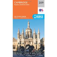 Geography Books Cambridge Royston, Duxford & Linton (Folded, 2015)