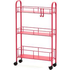 Pink Bathroom Interior & Storage Elements Slimline Roller Caddy