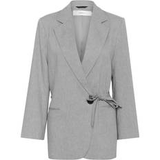 InWear Dame Blazere InWear Elegant Blazer Jakke Granite Melange - Grå