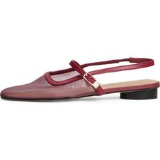 Tommy Hilfiger 40 Ballerinaskor Tommy Hilfiger Mesh Slingback Round Heel Ballerinas - Rouge