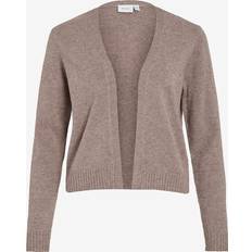 Vila Viril Kort Åben Cardigan - Brun