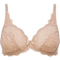 Flower Elegance Underwire Bra - Beige