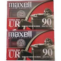 Cassettes 2 Maxell 90 Minutes Cassette Tapes F25