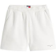 Tommy Hilfiger White Shorts Tommy Hilfiger Linear Logo Sweat Shorts