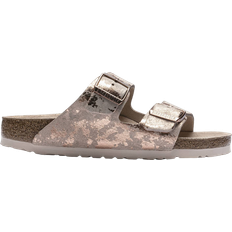 Birkenstock arizona rose Birkenstock Arizona Suede Leather - Pink/Vintage Metallic Rose Copper