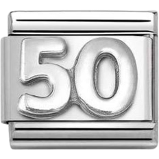 Unisex Charms & Vedhæng Nomination Classic 50 Charm - Silver
