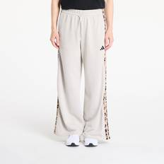 Multifärgade - Träningsplagg Byxor adidas W Animal Print 3-Stripes Open Hem Pants - Aluminium/Multicolor