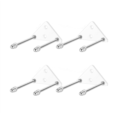 Skateboards Torribaly 4Pcs Wall Mount Skateboard Hanger
