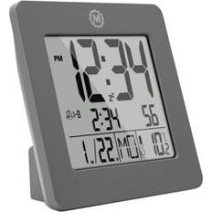 Alarm Clocks Symple Stuff Digital Electric Alarm Tabletop Clock 3.6 H x 3.6 W x 1.5 D in Resin Gray