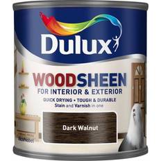 Dulux Quick Dry Wood Paint Brown 0.25L