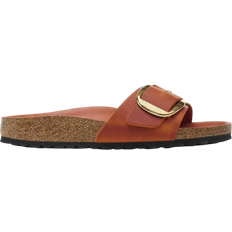 Birkenstock madrid brun Birkenstock Madrid Big Buckle Oiled Leather - Burnt Orange