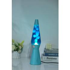 Lava Lamp Blue White 36 cm