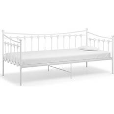 Dagbäddar Soffor vidaXL 324756 White Soffa 206cm 3-sits