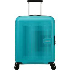 Turquoise Cabin Bags American Tourister AeroStep Expandable 55cm - Turquoise Tonic