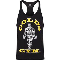 Golds Gym Muscle Joe Premium Stringer Vest - Black