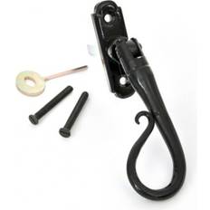 Window Handles From The Anvil Black Shepherd's Crook Espag Door Accessory 12.9cm H x 12.9cm W x 9.2cm D
