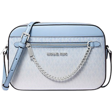 Michael Kors Jet Set Large Ombré Signature Logo Crossbody Body - Light Sky