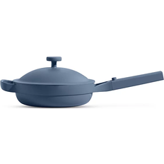 Aluminum Pans Our Place Mini Always 2.0 Blue Salt with lid 21.6 cm