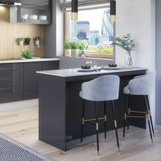 Kitchen Islands Brayden Studio Bellinda Wood Kitchen Island - 88cm H X 130cm W X 60cm D