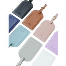 Polyurethane Travel Accessories Shein 1pc Custom Initials Luggage Tag For Suitcases Customized Monogram Name Luggage Tags With Privacy Name Card Personalized Vegan Leather Tag Travel Bag Backpack Tags Gift Tags Travel Accessories Handmade Chic Travel Gift Birthday Bridesmaid Gifts For Friends, Commuting, Business Casual, Basics, Custom, Ideal Gifts For Her, Her, Family, Friends, Girlfriend, For Anniversaries, For Birthdays, For Holiday/ Vacation, For Outdoors/Outings/Travel/Hiking/Stadium/Sports/Climbing, For Business/Commute/Work/Office
