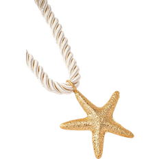 Gold Necklaces Shein 1 Pc Summer Beach Sea Star Starfish Pendant Cord Necklace For Women