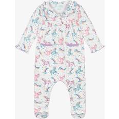 Girls Babygrow - Blue/Pink