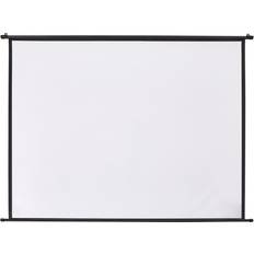 Living and Home 4:3 Portable Manual Pull Down Projector Screen 100 Inch