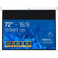 Pantalla Proyección PSIMS159 72 16:9 Manual Tensionada Superficie Multicapa