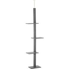 Pawhut Floor To Ceiling Cat Tree 260cm