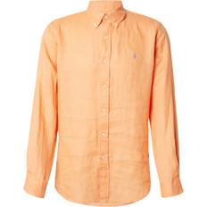 Polo Ralph Lauren Orange Shirts Polo Ralph Lauren Button-Down Shirt with Logo - Orange