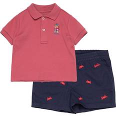 Ralph Lauren Øvrige sæt Ralph Lauren Bear Cotton Polo Shirt & Short Set - Red
