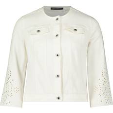 Betty Barclay Ytterkläder Betty Barclay Jacket With Cut Out Detail Sleeve - Off White