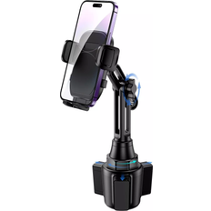 Bokilino Adjustable Cup Holder Phone Mount Black