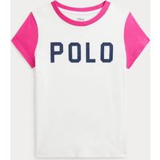 Ralph Lauren T-shirts Children's Clothing Ralph Lauren Polo Girls Short Sleeve T-Shirt - Pink/White